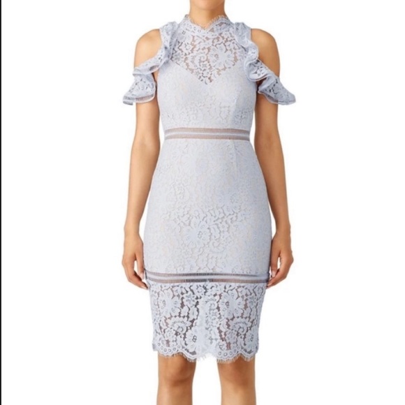 KEEPSAKE the Label Dresses & Skirts - Keepsake the label blue lace mini dress